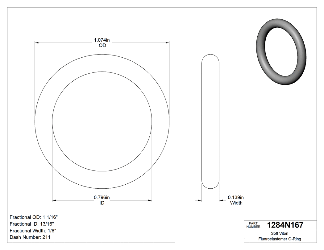 Technical drawing - 1284N167